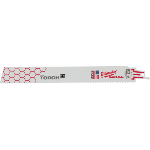 The Torch Sawzall&reg; Blades, Bi-Metal, 10 TPI, 9" L x 1" W FMT Sales Ltd