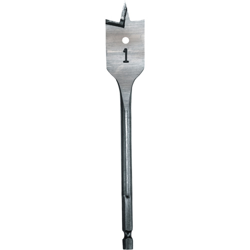 M&egrave;che plate, Diam&egrave;tre de 1", Tige 1/4" hex, Longeur de 6" FMT Sales Ltd