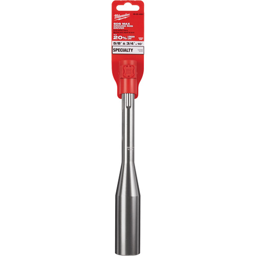 Marteau pour tige de mise &agrave; la terre SDS-Max, Embout 3/4"/5/8", Prise 3/4", Longueur 10" FMT Sales Ltd