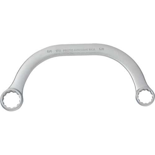 Box End Wrench, 12 Point, 5/8" x 3/4", 15° Offset, Plain Finish FMT Sales Ltd