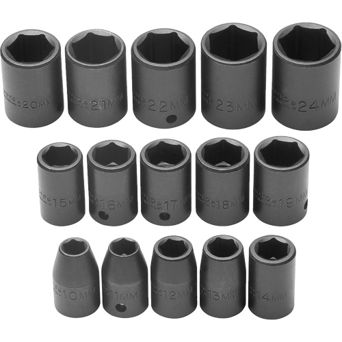 Jeu de douilles, Chocs, Prise 1/2", 6 pans FMT Sales Ltd