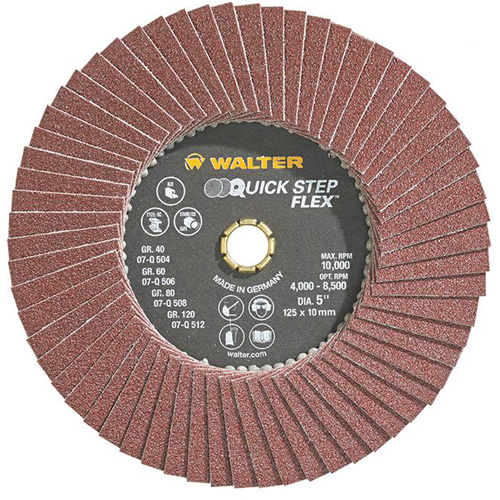 QUICK-STEP FLEX, 5" x Type 29, 80 Grit, Aluminum Oxide FMT Sales Ltd