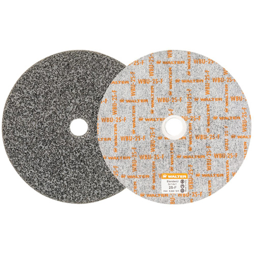 Blendex U Finishing Wheel, 6" Dia., 2SF Grit, Silicon Carbide FMT Sales Ltd