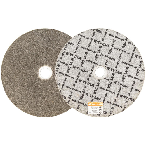 Blendex U Finishing Wheel, 6" Dia., 6AM Grit, Silicon Carbide FMT Sales Ltd