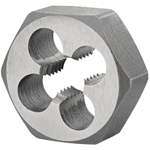 Hexagon Rethreading Bolt Die, 1.48" Dia., M20x2.5 Thread, High Speed Steel FMT Sales Ltd