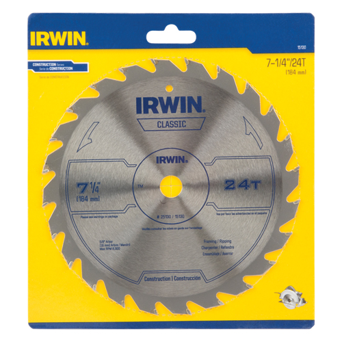 Contractor Saw Blades - Classic Series Saw Blades, 7-1/4", 24 Teeth, Wood Use FMT Sales Ltd