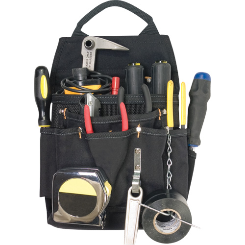 Porte-outils professionnels pour &eacute;lectricien, Porte-outil multiple, Polyester, 11 Poches FMT Sales Ltd