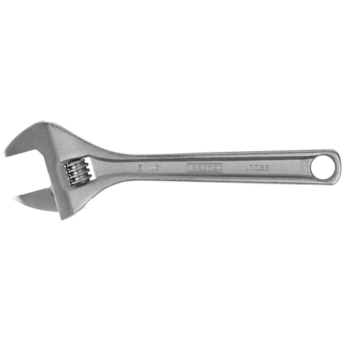 Adjustable Wrench, 8" L, 1-7/32" Max Width, Chrome FMT Sales Ltd