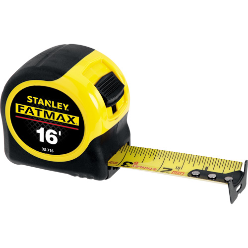 FatMax&reg; Measuring Tape, 1-1/4" x 16', 16ths of an Inch Graduations FMT Sales Ltd