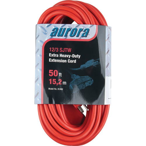 Cordon rallonge en vinyle, Ext&eacute;rieur, SJTW, AWG 12/3, 15 A, 3 prise(s), 50' FMT Sales Ltd