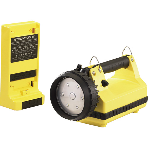 E-Flood&reg; LiteBox&reg; Lantern with Vehicle Mount System, LED, 615 Lumens, 8 Hrs. Run Time, Rechargeable Batteries, Included FMT Sales Ltd
