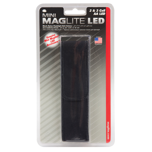 &eacute;tui de ceinture en nylon pour lampe de poche DEL &agrave; 2 piles AA, Porte-lampe de poche, Nylon, 1 Poches FMT Sales Ltd