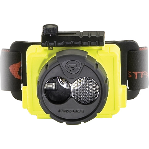 Lampe frontale Double Clutch USB, DEL, 125 lumens, 3,5 hres de fonctionnement, piles Rechargeable FMT Sales Ltd