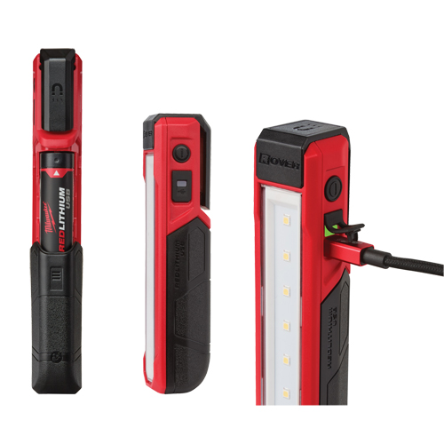 Projecteur de poche USB Rover, DEL, 445 lumens, 2 hres de fonctionnement, Bloc-pile Rechargeable, Plastique FMT Sales Ltd