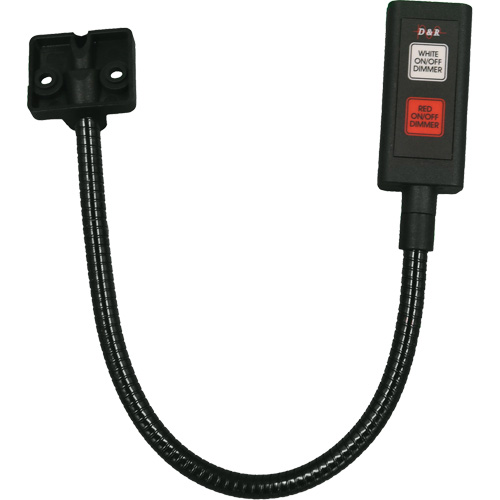 Maplight &agrave; DEL en col de cygne, 1 W, DEL, Col 12", Noir FMT Sales Ltd