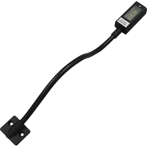 Maplight &agrave; DEL en col de cygne, 1 W, DEL, Col 12", Noir FMT Sales Ltd