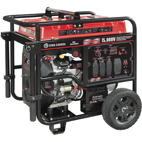 V-Twin Gasoline Generator, 15000 W Surge, 12500 W Rated, 120 V/240 V, 40 L Tank FMT Sales Ltd