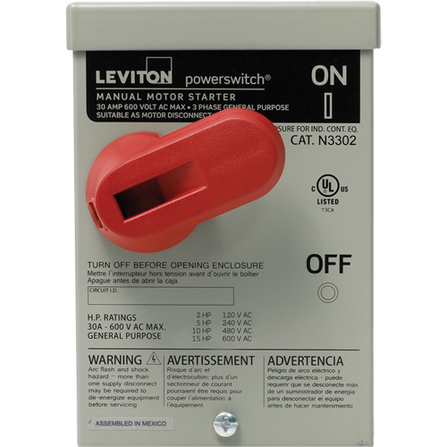 Manual Motor Controller FMT Sales Ltd
