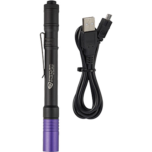 Stylus Pro&reg; USB UV Penlight, LED, Aluminum Body, Rechargeable Batteries, Included FMT Sales Ltd