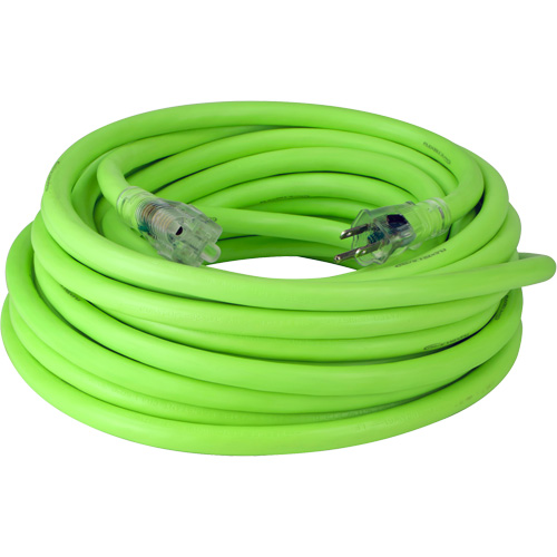 Flexzilla&reg; Pro Industrial Extension Cord, All-Weather, SJTW, 10/3 AWG, 15 A, 50' FMT Sales Ltd