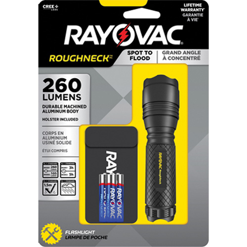 Tactical Spot-to-Flood Flashlight, LED, 320 Lumens, AAA Batteries FMT Sales Ltd