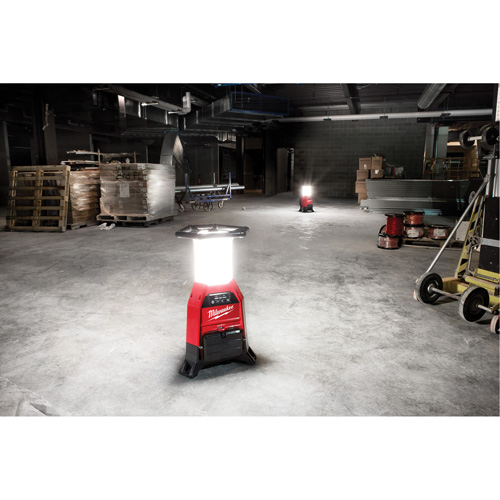 M18 Radius Site Light & Charger with One-Key, LED, 4800/9000/2500 Lumens, Plastic Housing FMT Sales Ltd