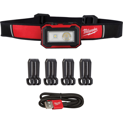 Lampe frontale magn&eacute;tique et lampe de travail, DEL, 450 lumens, 2,5 hres de fonctionnement, piles Rechargeable FMT Sales Ltd