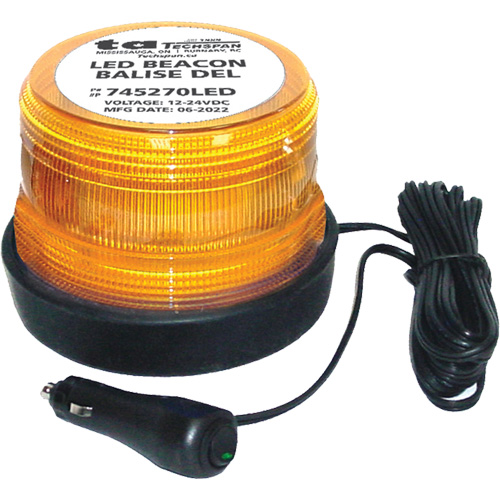 Lampe d'avertissement Junior &agrave; profil bas, Stroboscope, Ambr&eacute;e FMT Sales Ltd