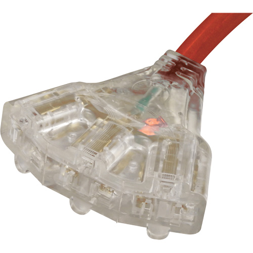 Rallonge pour g&eacute;n&eacute;ratrice avec triple fiche, STW, AWG 10, 3 prise(s), 25' FMT Sales Ltd