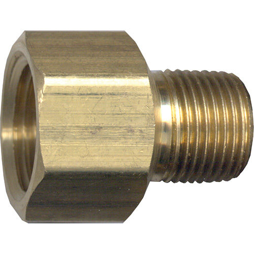 Adaptateur de tuyau, FPT x NPT, 1/2" x 3/8" dia., Laiton FMT Sales Ltd