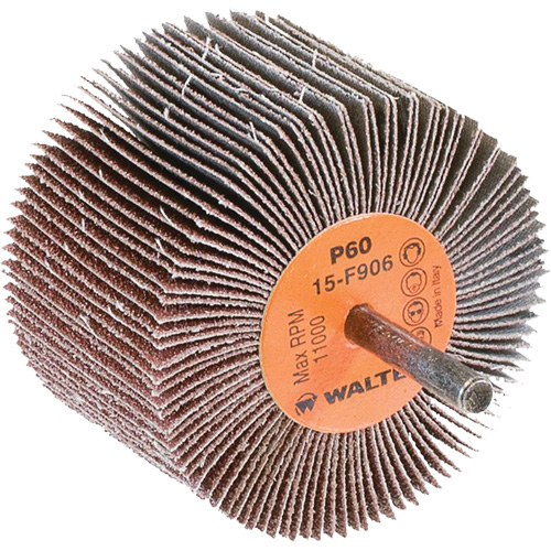 Flap Wheels-Coolcut Flap Wheels, Aluminum Oxide, 60 Grit, 3" x 2" x 1/4" FMT Sales Ltd