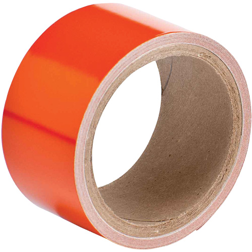 Reflective Marking Tape, 2" x 15', Acrylic, Orange FMT Sales Ltd