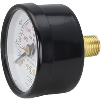 Pressure Gauges, 1-1/2" , 0 - 4000 psi, Back Mount, Analogue FMT Sales Ltd