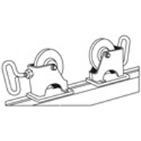 Support Adjust-A-Rolls, Capacit&eacute; de chargement 2000 lb, Capacit&eacute; max. de tuyau 36" FMT Sales Ltd