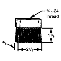 Brosses plates, rondes ou Roto FMT Sales Ltd