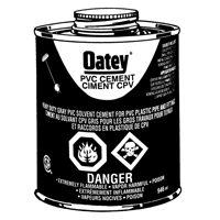 PVC Heavy-Duty Cement, 946 ml, Brush-Top Can, Grey FMT Sales Ltd