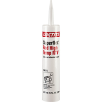 Superflex High Temp RTV Silicone Adhesive Sealant, Cartridge, Red FMT Sales Ltd