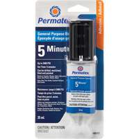 PermaPoxy 5 Minute General Purpose Epoxy, 29.5 ml, Epoxy, Two-Part, Clear FMT Sales Ltd