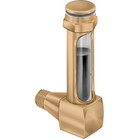 Indicateurs de niveau &agrave; liquide en laiton - Coudes &agrave; petit rayon, Filet&eacute;, 1-15/16" lo, 225°F (107,22° C) FMT Sales Ltd