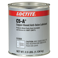Lubrifiant antiblocage au cuivre Loctite 8008 C5-A, 2,5 lb, Canette, 1800°F (982°C) Temp&eacute;rature max. FMT Sales Ltd