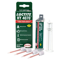Adh&eacute;sif hybride pour r&eacute;parations structurales HY 4070, Deux composants, Cartouche double, 11 g, Blanc cass&eacute; FMT Sales Ltd