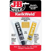 Colle &eacute;poxyde KwikWeld, Deux composants, Tube, 2 oz, Gris FMT Sales Ltd