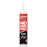 Adh&eacute;sif de construction multi-usages No More Nails FMT Sales Ltd