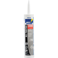 P&acirc;te &agrave; calfeutrer adh&eacute;sive tout usage 3006, 295 ml, Cartouche, Blanc FMT Sales Ltd