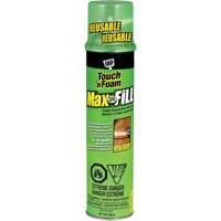 Touch 'n Foam&reg; Max Fill Triple Expanding Sealant, 566 g, Aerosol Can, Cream FMT Sales Ltd