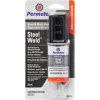 Steel Weld Epoxy, 25 ml, Syringe, Two-Part, Grey FMT Sales Ltd
