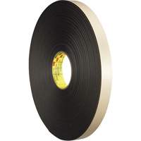 Double-Coated Foam Tape, 66 m (216') L x 12.7 mm (1/2") W, 31 mils, Polyethylene FMT Sales Ltd