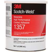 Neoprene High-Performance Contact Adhesive, Can, 32 fl. oz., Grey FMT Sales Ltd