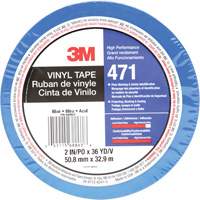 471 Vinyl Tape, 50.8 mm (2") W x 32.9 m (108') L, 5.2 mils, Blue FMT Sales Ltd