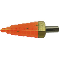 Jet-Kut&reg; 9-Step Super Premium M35 Step Drill, 1/4" - 3/4" , 1/16" Increments, High Speed Steel FMT Sales Ltd